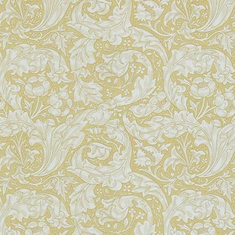 Morris & Co Wallpaper-Bachelors Button 214737 Gold