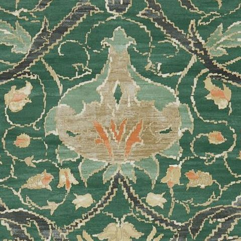 Morris & Co Wallpaper-Montreal 216432 Forest/Teal