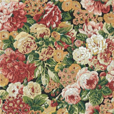 Sanderson One Sixty wallpapers Rose and Peony 217028 Red/Green