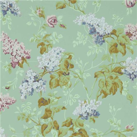 Sanderson One Sixty wallpapers Sommerville 217049 Mint/Plum