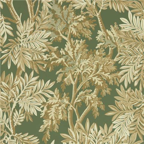 Sanderson Country Woodland Wallpaper Tapestry Trees 217418 Woodland Green