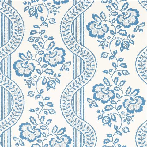 Sanderson Country Woodland Wallpaper Aubrey 217427 pottery Blue