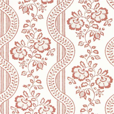 Sanderson Country Woodland Wallpaper Aubrey 217429 Fareham Red