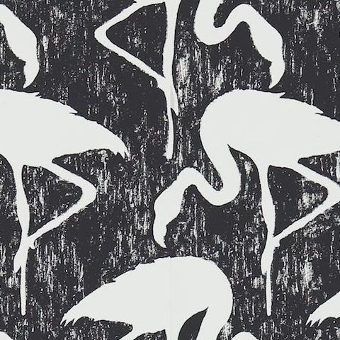 Sanderson Vintage II Wallpaper-Flamingos DVIN214568