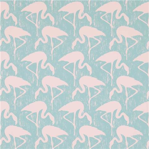 Sanderson One Sixty wallpapers Flamingos 214569 Pink/turquoise