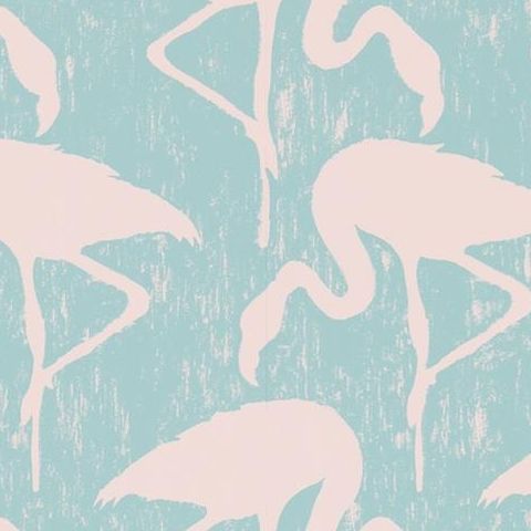 Sanderson Vintage II Wallpaper-Flamingos DVIN214569