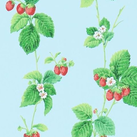 Sanderson Vintage II Wallpaper-Summer Strawberries DVIN214591