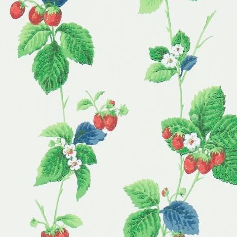 Sanderson Vintage II Wallpaper-Summer Strawberries DVIN214592