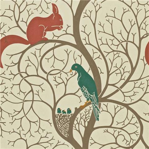 Sanderson One Sixty wallpapers Squirrel and Dove DVIWSQ102