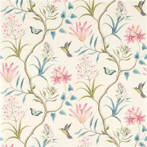 Sanderson One Sixty wallpapers Clementine 213386 Dusky Pink