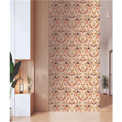 Designer Walls by Marta Cortese Magic Animals Mural DW2000 Cream