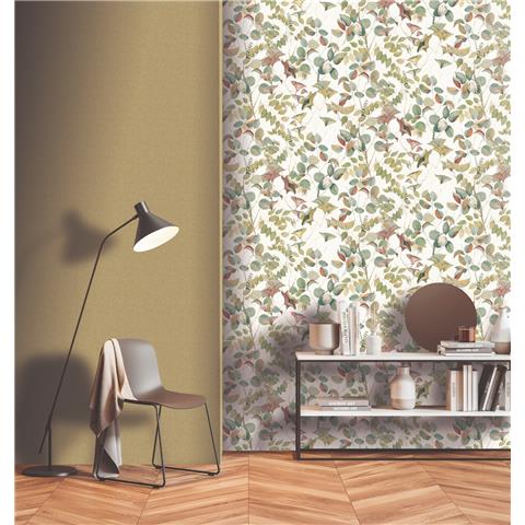 Designer Walls by Marta Cortese Wallpaper Nature Leaves DW2004 White