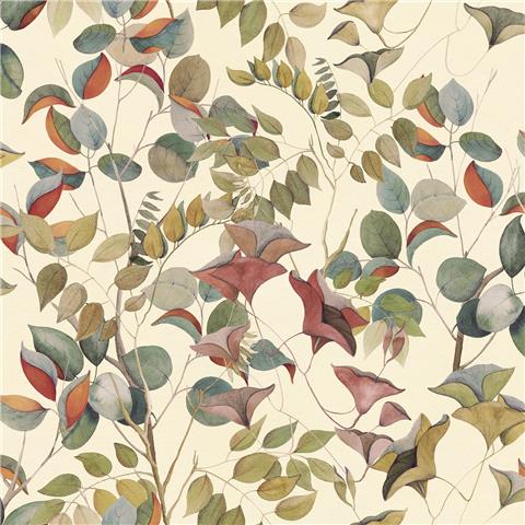 Designer Walls by Marta Cortese Wallpaper Nature Leaves DW2005 Cream