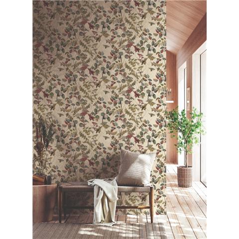 Designer Walls by Marta Cortese Wallpaper Nature Leaves DW2005 Cream