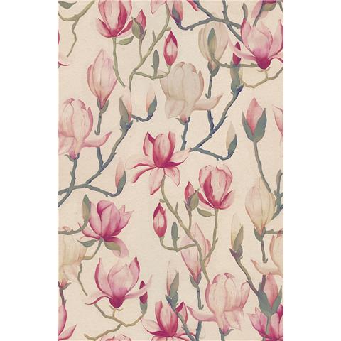 Designer Walls by Marta Cortese Wallpaper Magnolia DW2014 Beige