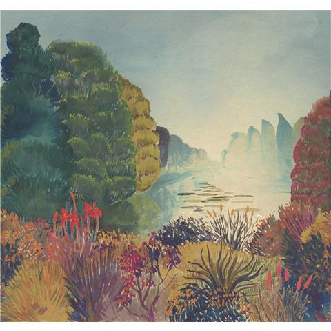 Designer Walls by Marta Cortese Nature Landscape Mural DW2022 Multi