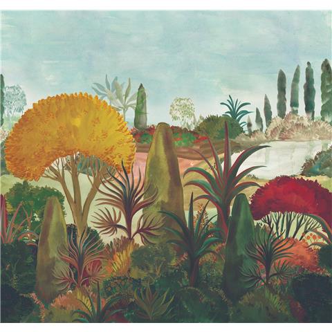 Designer Walls by Marta Cortese Botanical Landscape Mural DW2028