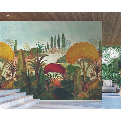 Designer Walls by Marta Cortese Botanical Landscape Mural DW2028