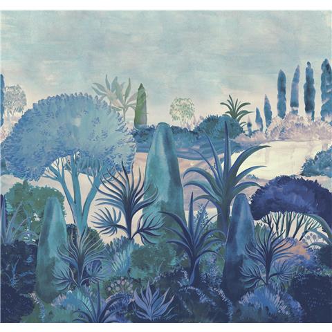 Designer Walls by Marta Cortese Botanical Landscape Mural DW2029