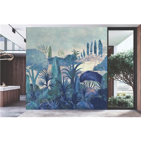 Designer Walls by Marta Cortese Botanical Landscape Mural DW2029