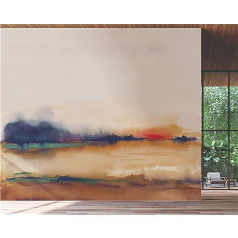 Designer Walls by Marta Cortese Abstract Mural DW2033 Multi