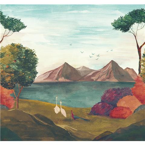 Designer Walls by Marta Cortese Oriental landscape Mural DW2037