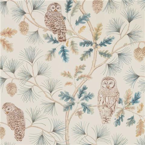 Sanderson Elysian Wallpaper Owlswick 216595 Teal