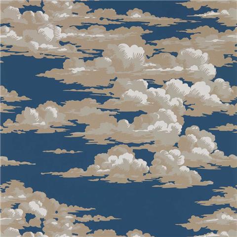 Sanderson Elysian Wallpaper Silvi Clouds 216602 yacht Blue