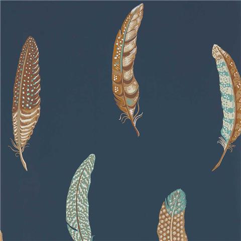 Sanderson Elysian Wallpaper Lismore feather 216604 indigo