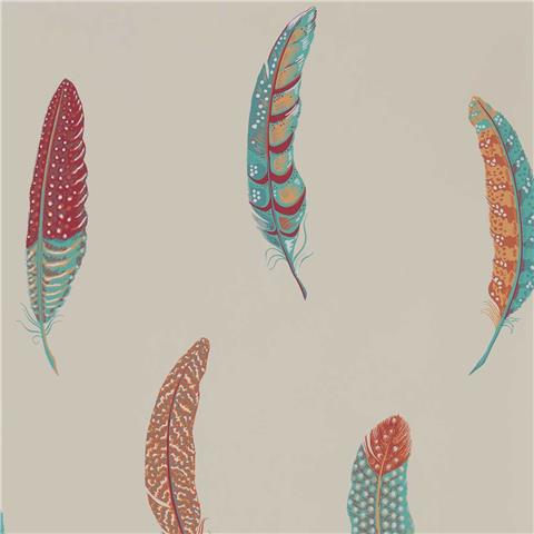 Sanderson Elysian Wallpaper Lismore feather 216606 russet