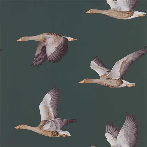 Sanderson Arboretum Wallpaper Elysian geese 216608 Amsterdam green
