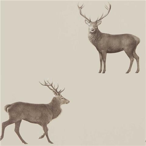 Sanderson Elysian Wallpaper Evesham deer 216618 Birch