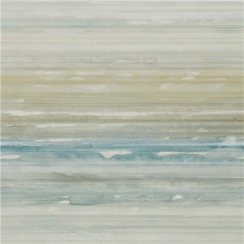 Harlequin Kasuri Wallpaper Elements 111846 Stone/Teal