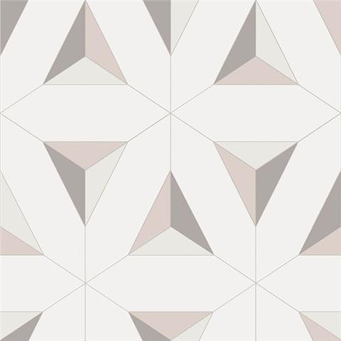 Galerie Elisir Large Geometric Wallpaper EL21070 Taupe