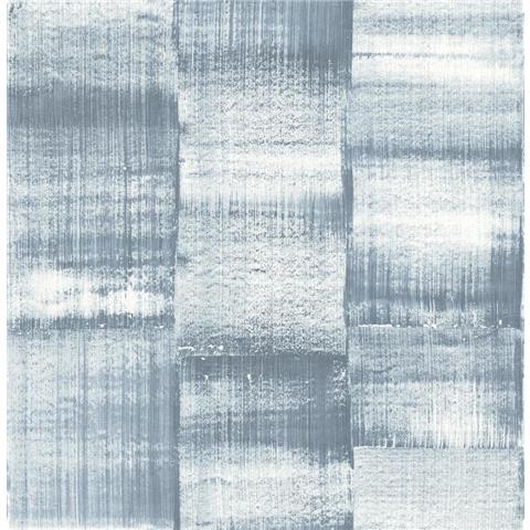 A Street Prints Scott Living II Wallpaper Rowan Abstract Block 26288 Blue