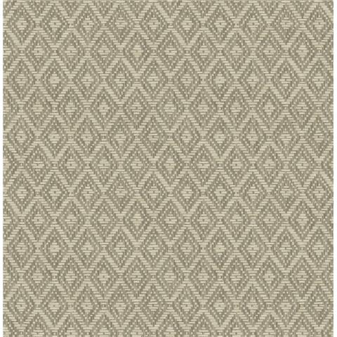 A Street Prints Scott Living II Wallpaper Silas 26289 taupe