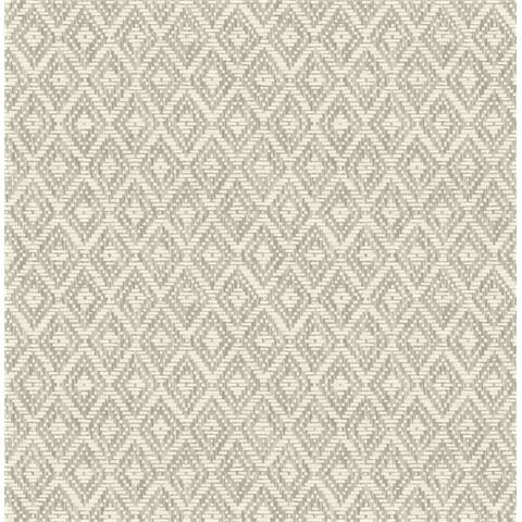 A Street Prints Scott Living II Wallpaper Silas 26291 Stone