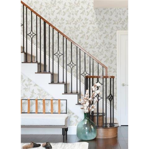 A Street Prints Georgia Wallpaper Ardell Sprig 26603 Natural