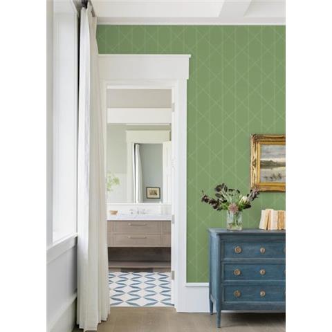 A Street Prints Georgia Wallpaper Walcott Geo 26605 Green