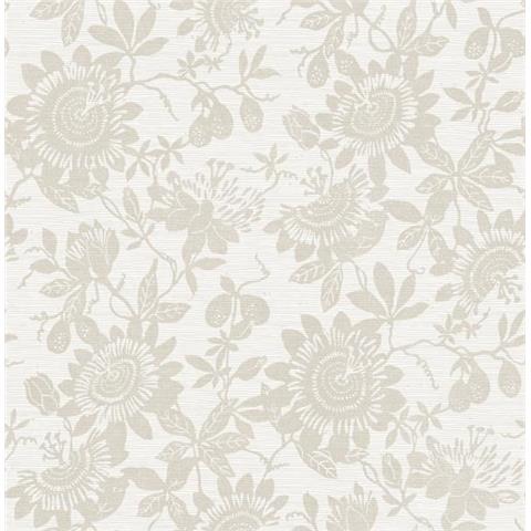 A Street Prints Georgia Wallpaper Helen Floral 26633 Beige