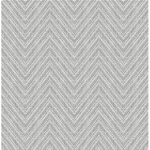 A Street Prints Georgia Wallpaper Glynn Herringbone 26650 Grey