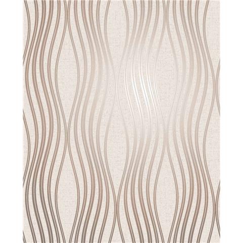 Fine Decor Quartz wave geometric wallpaper FD42569 rose gold