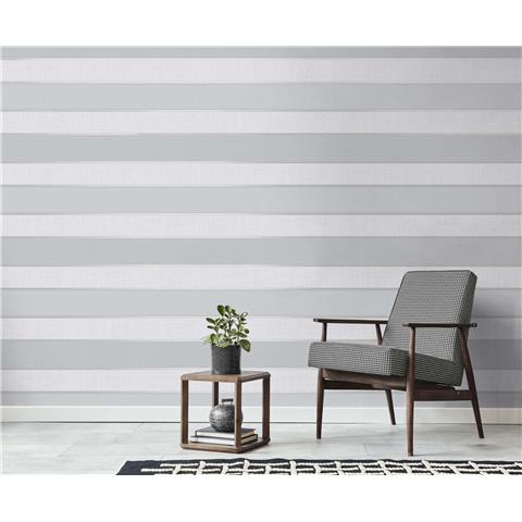 Fine Decor Larsson Stripe wallpaper FD42824 Grey/silver