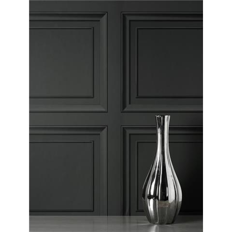 Fine Decor Distinctive Wood Panel Wallpaper FD43001 Raven