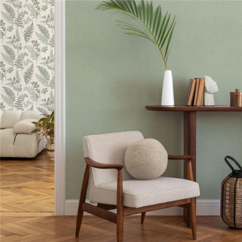Fine Decor Larson Plain Textures wallpaper FD 43286 Green
