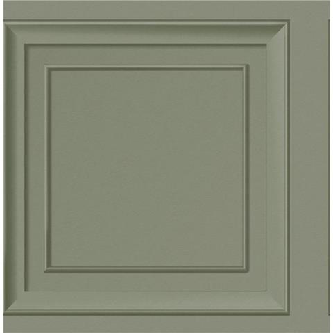 Fine Decor Distinctive Wood Panel Wallpaper FD43290 Sage
