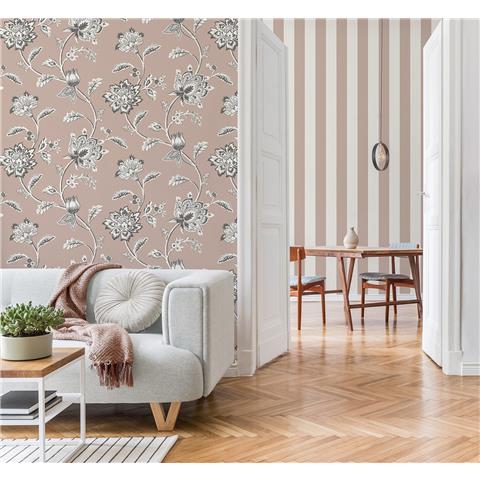 Fine Decor Juliette Floral Wallpaper FD43451 Pink