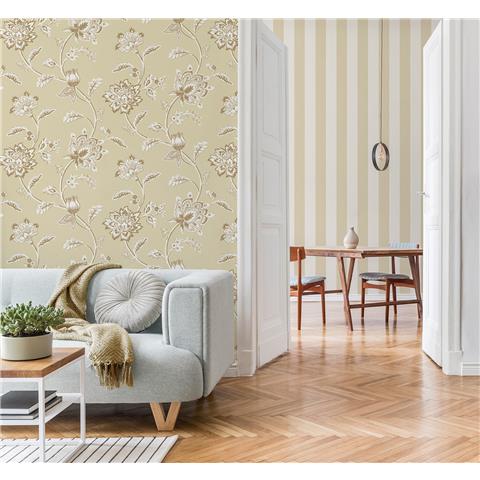 Fine Decor Juliette Floral Wallpaper FD43452 Natural