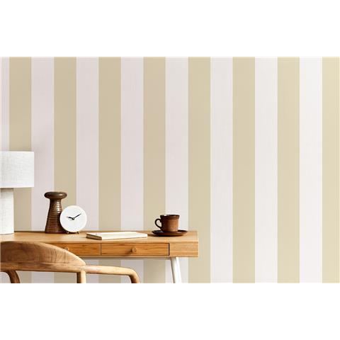 Fine Decor Juliette Stripe Wallpaper FD43457 Natural