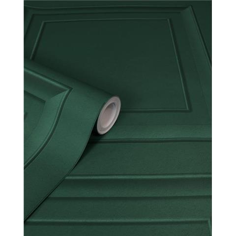 Fine Decor Distinctive Wood Panel Wallpaper FD43469 Emerald